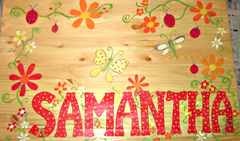 Cute for girl's rooms!