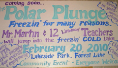 Signs and banners for events
