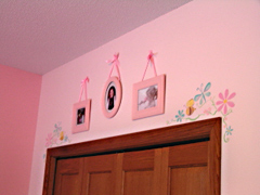 Cute for girl's rooms!